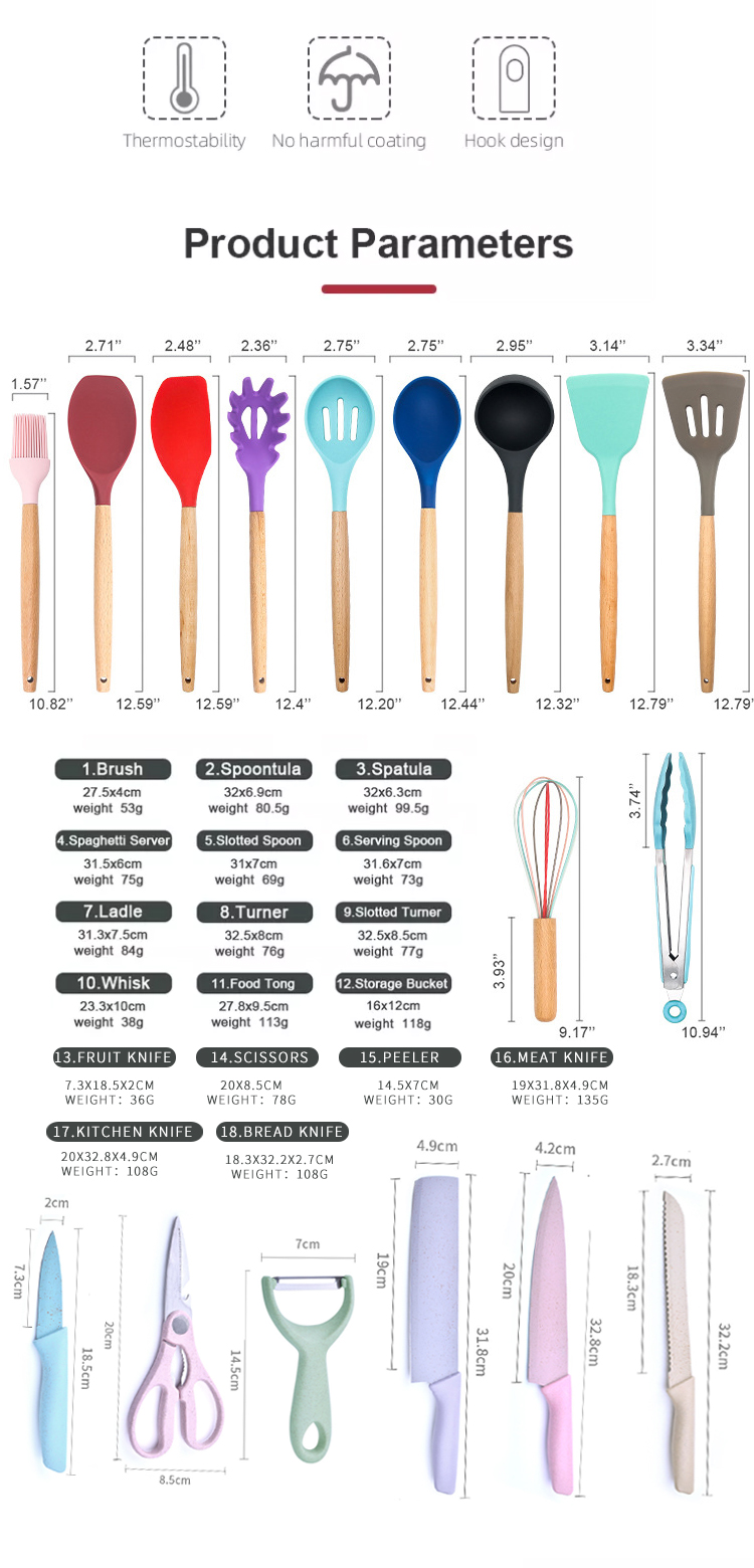 white silicone cooking utensils