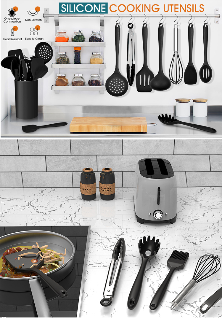 wooden kitchen utensils
