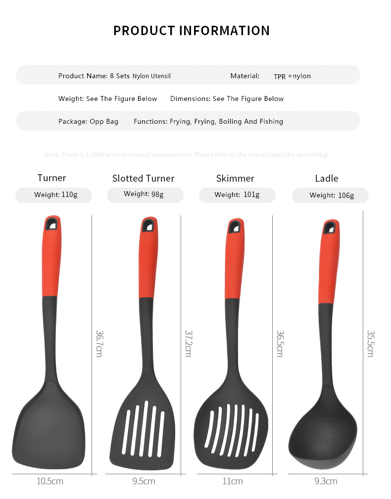 Nylon Kitchen Utensils Set