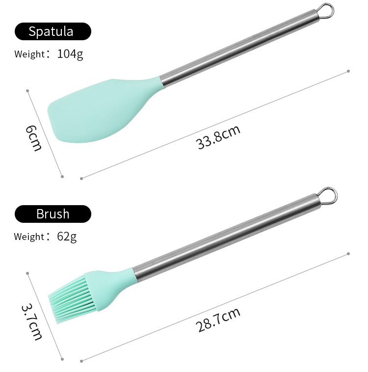 Hot Sale 14Pcs Stainless Steel Handle Silicone kitchen cooking utensils Cookware Kitchen accessories Sets of Kitchen Utensil