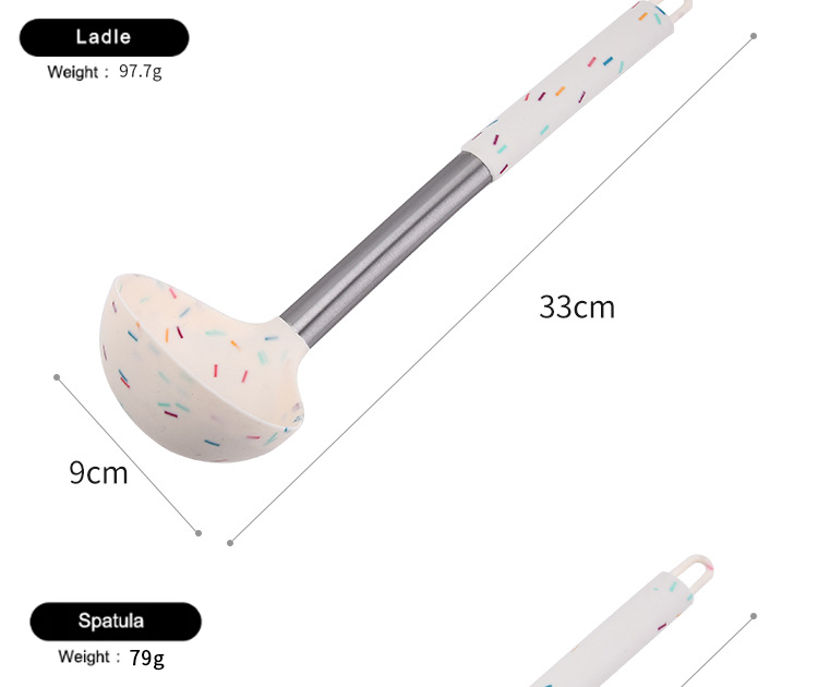 14 Pieces In 1 Set Silicone Kitchen Utensil Set Kitchen Accessories Stainless Steel Kitchenware Cooking Utensils