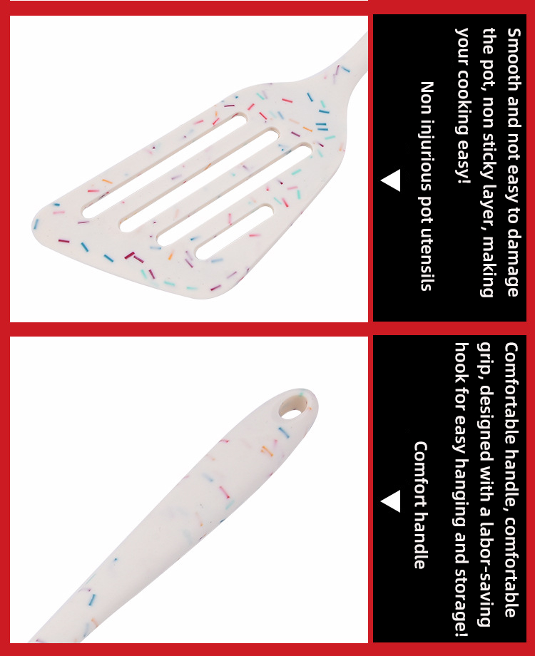 High Quality 6pcs Wholesale Kitchen Accessories Cooking Tools Utensil Cookware Sets Kitchenware Of Silicone Kitchen Utensil Sets