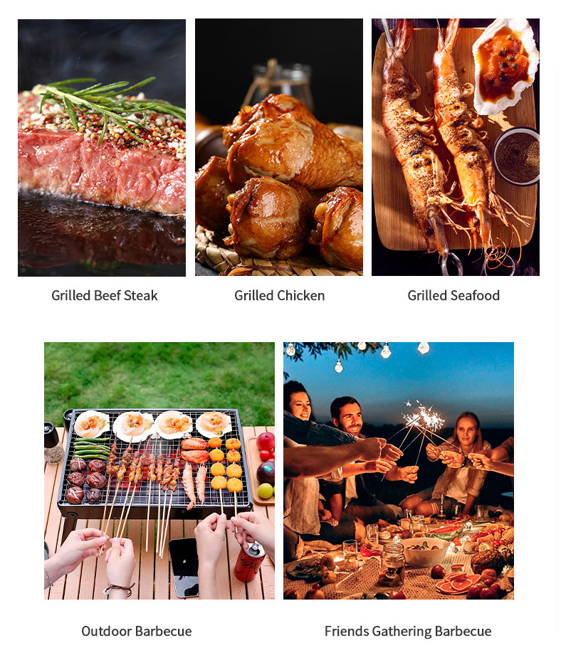 3 Pieces Bbq Tools Set Outdoor Barbecue Grill Utensils Stainless Steel Bbq Grill Combination Set For Bbq Accessories