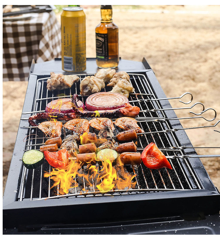 Complete Bbq Accessories 5pcs Bbq Tools Set Bbq Grill Tools Set For Outdoor Barbecue Camping Barbecue Grill Utensils
