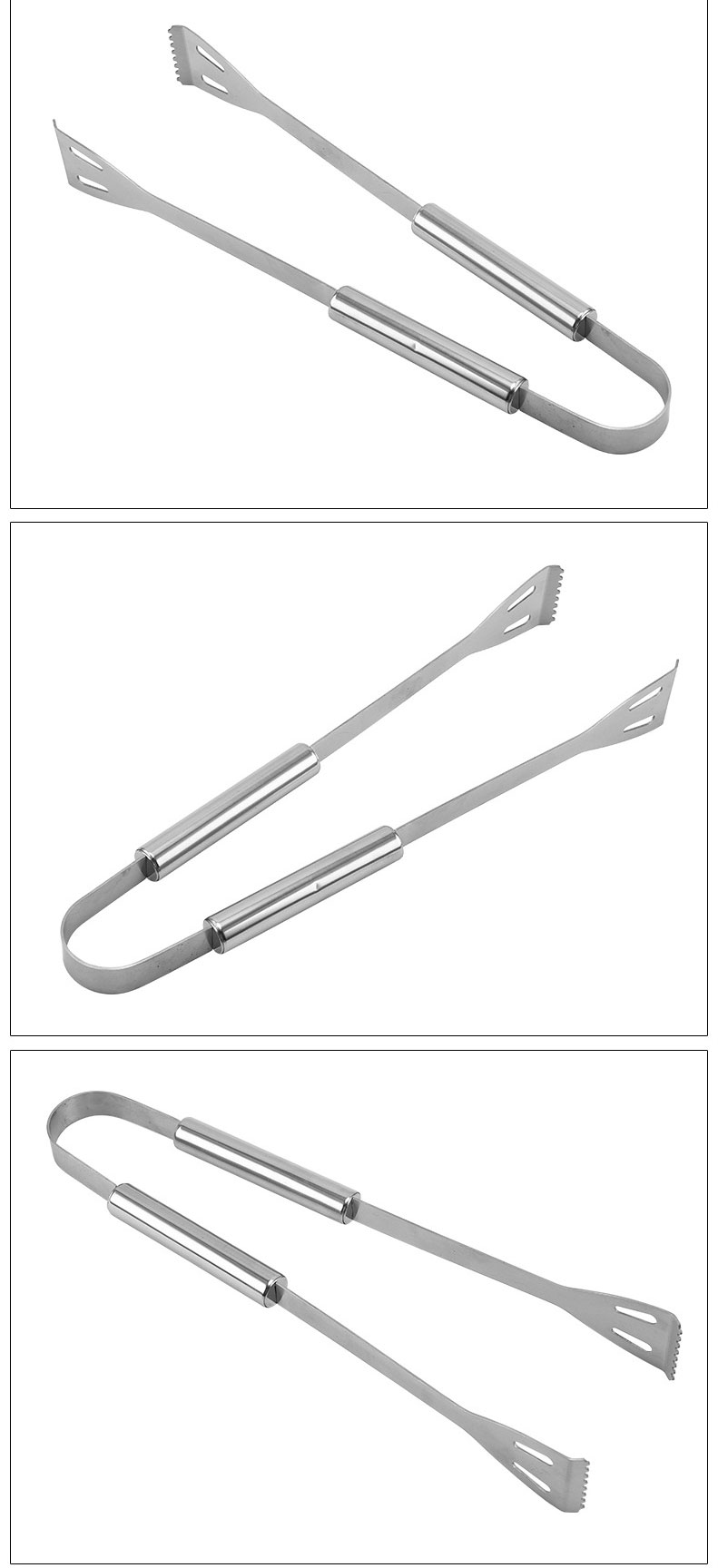 Kitchen Tongs For Cooking Or Grilling Bbq Accessories Heat Resistant Stainless Steel Bbq Tongs Perfect For Cooking Grill