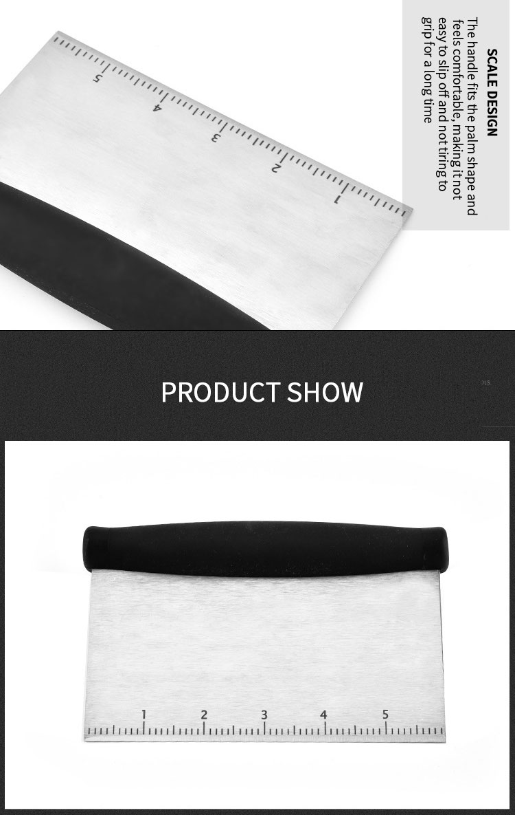 stainless steel dough scraper