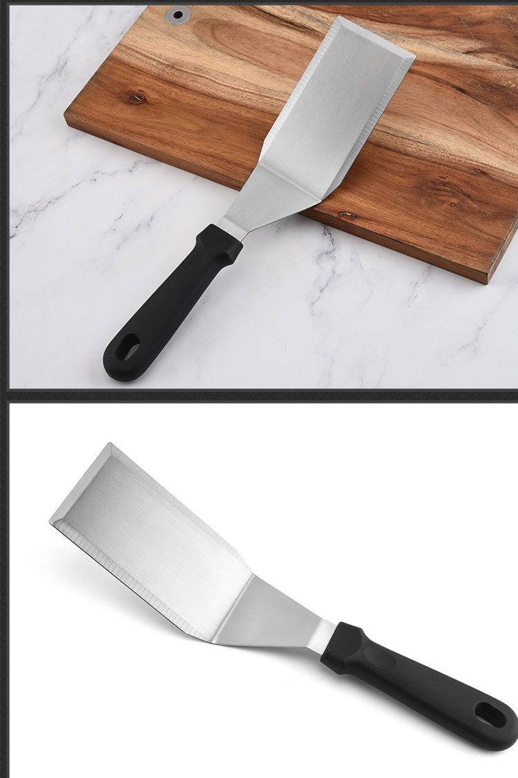 Stainless Steel Barbecue Tool Griddle Bbq Spatula Pancake Flipper Hamburger Turner Restaurant Grill Turner Scraper