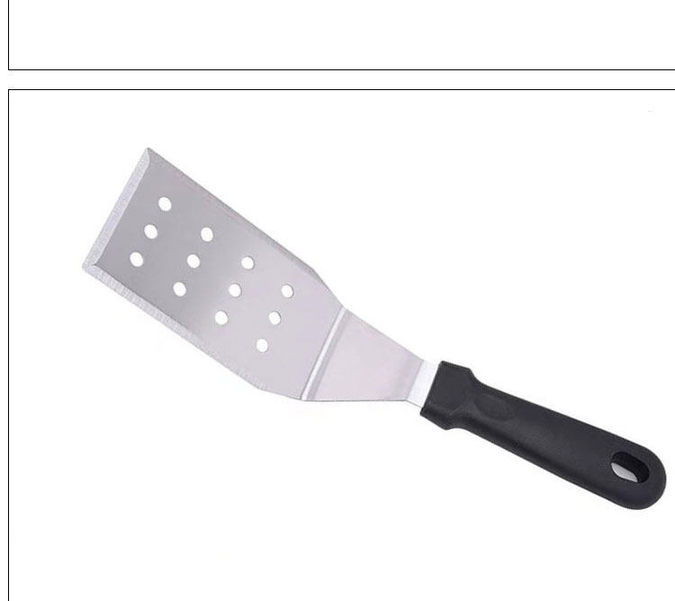 Metal Griddle Spatula Bbq Tools Slotted Spatula Turner Bbq Grill Stainless Steel Spatula With Round Holes
