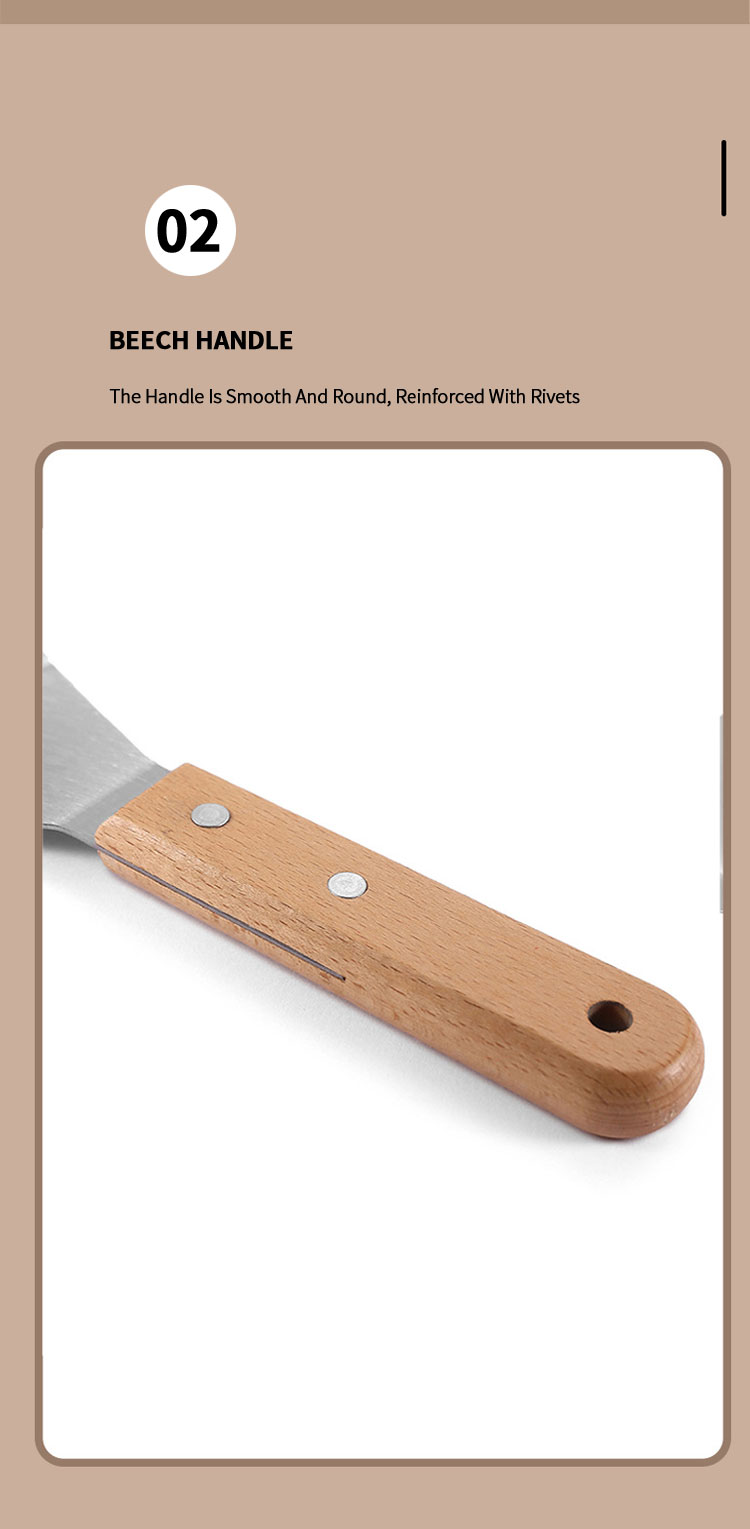 Hot Sale Stainless Steel Triangular Pizza Server Kitchen Tool Pizza Cutting Knife Cake Spatula Cheese Shovel Pizza Cake Turner