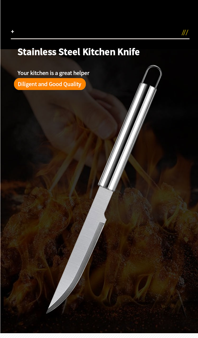 Hot Seller Bbq Tools Stainless Steel Kitchen Knives Multifunctional Kitchen Knife For Outdoor Barbecue Camping