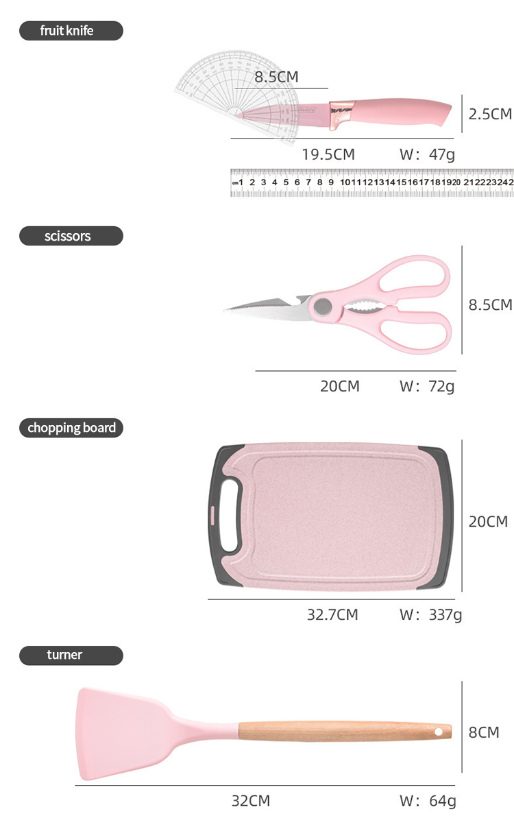 Silicone Kitchen Utensil Set