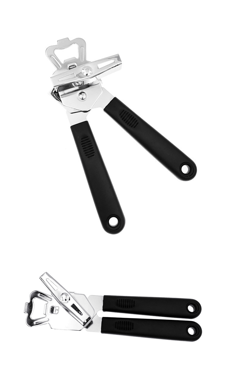 Factory Wholesale can opener kitchen accessories stainless steel manual can opener no scratching safe cut can opener