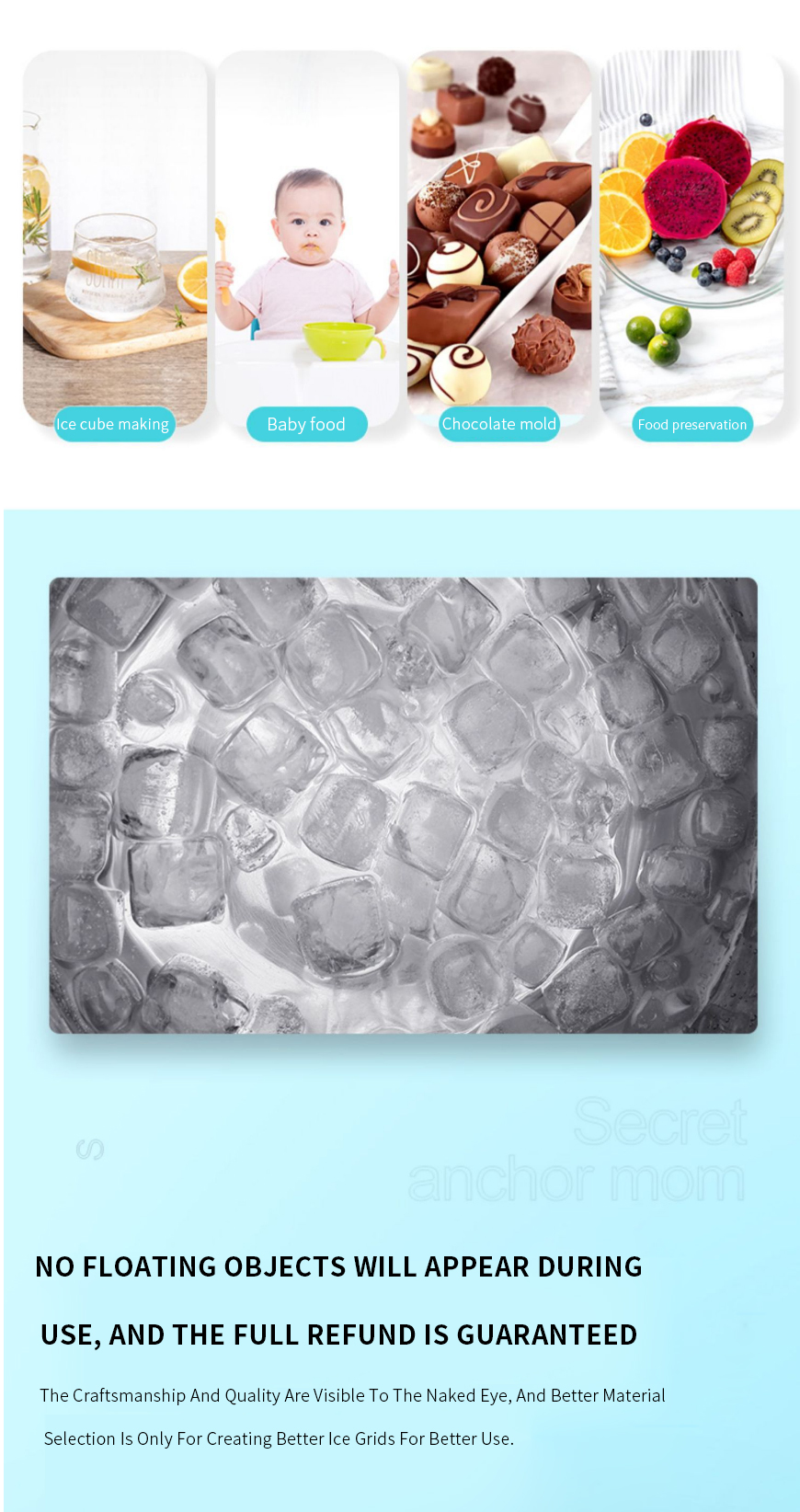 Silicone Ice cube Tray