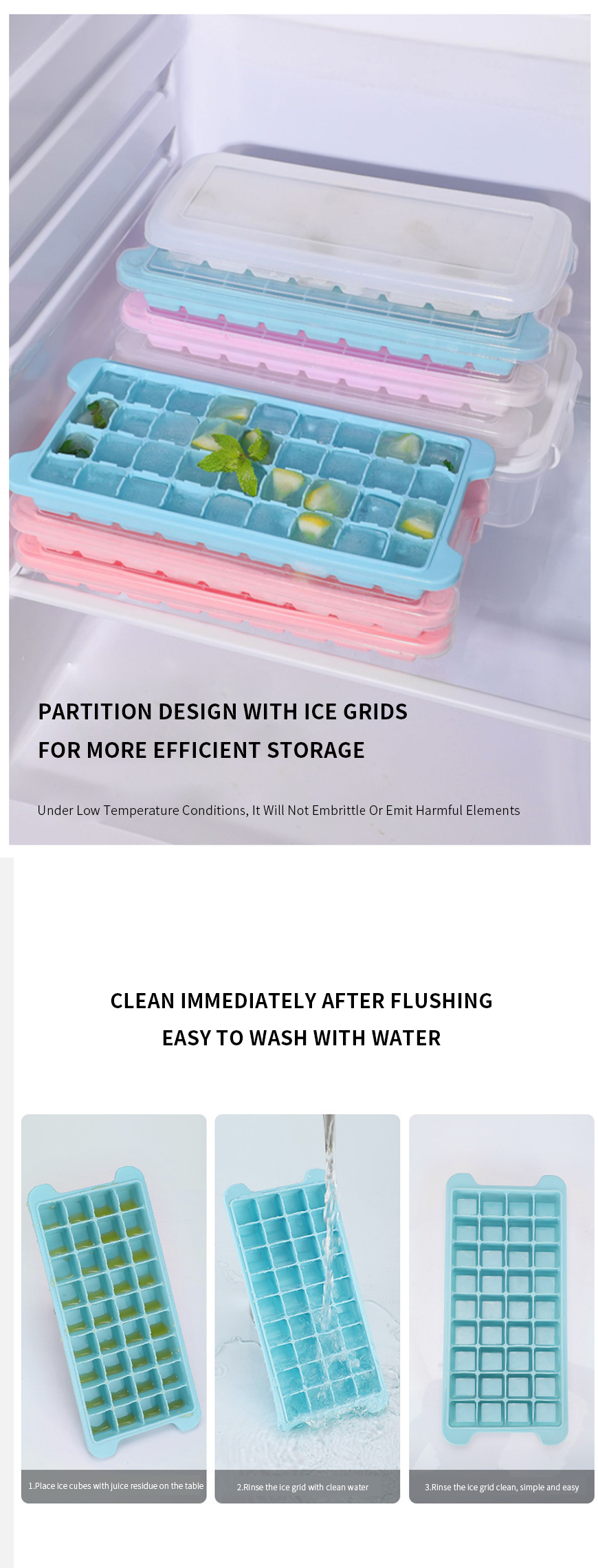 Silicone Ice cube Tray
