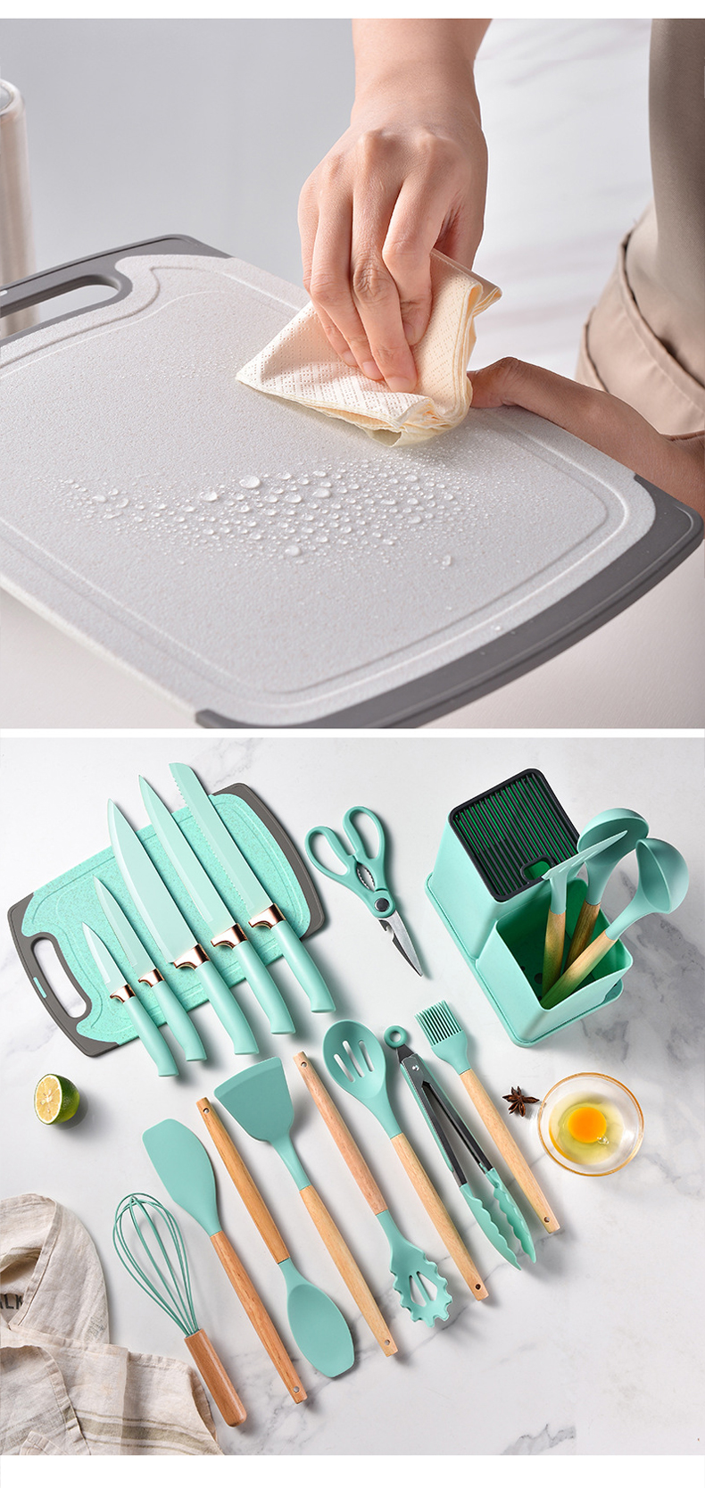 Silicone Kitchen Utensils Set