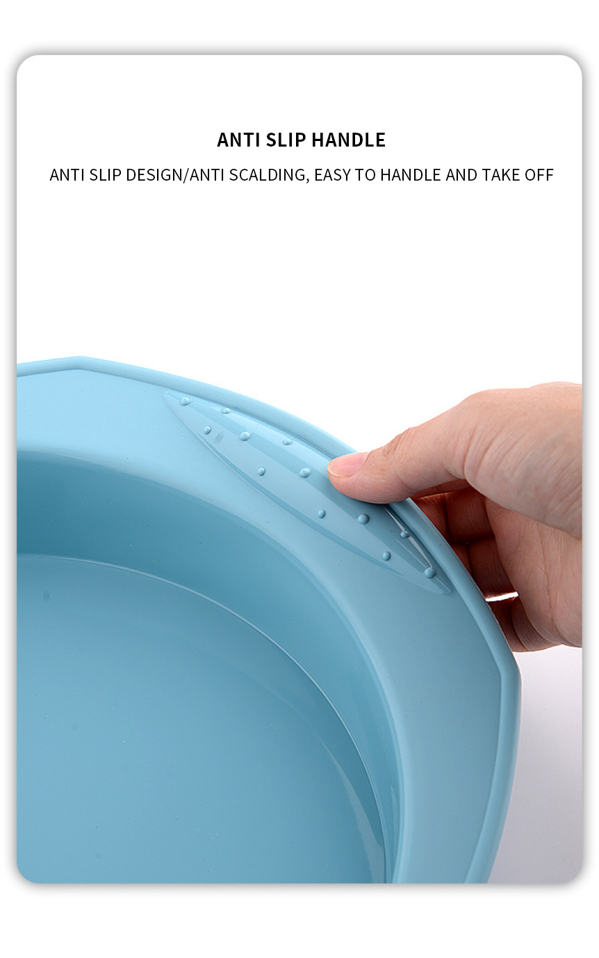 Round Silicone Cake Moulds Bakeware Pan nonstick Cakes Pan Baking Mold