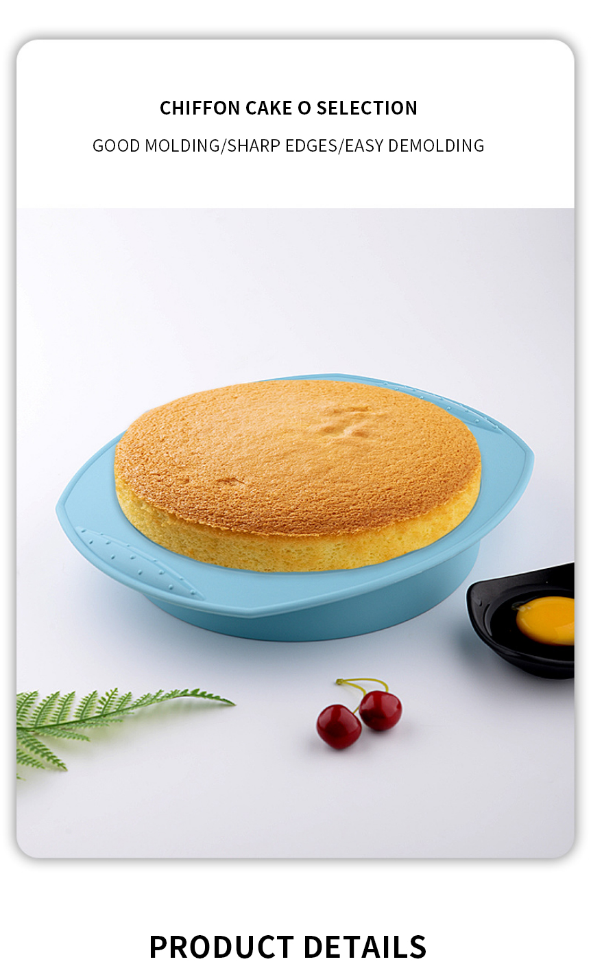 Round Silicone Cake Moulds Bakeware Pan nonstick Cakes Pan Baking Mold