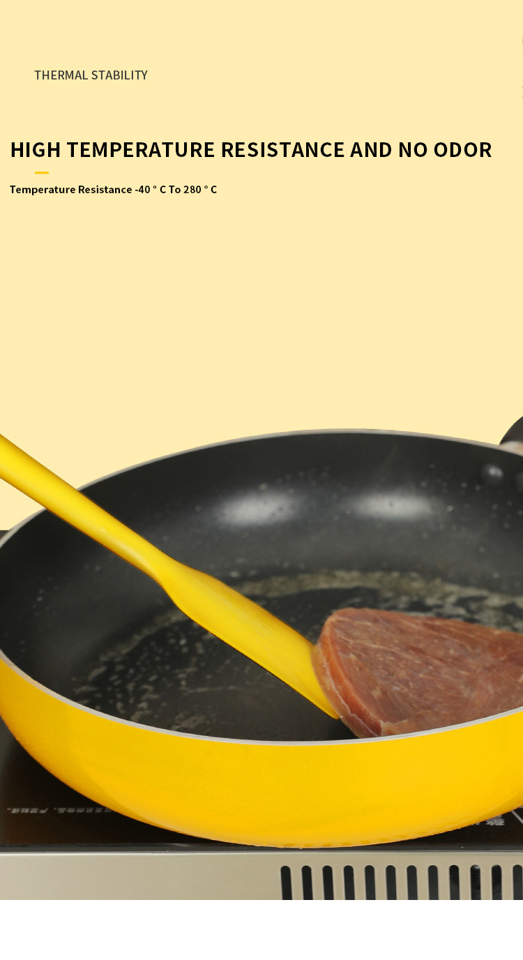 Factory Custom Food Grade baking utensils Heat Resistant Silicone Spatula Set for kitchen