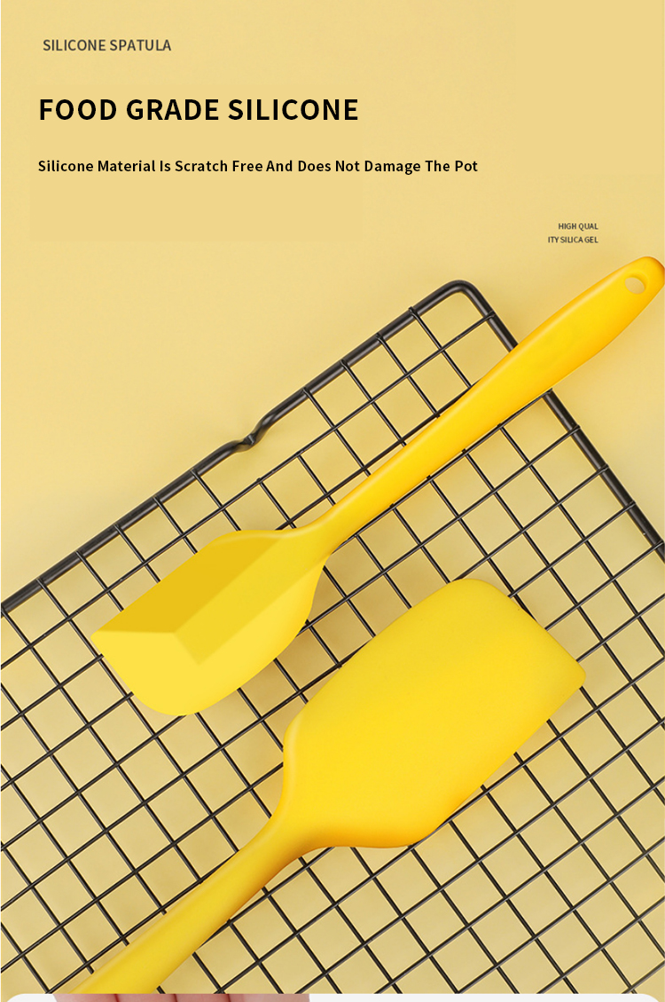 Factory Custom Food Grade baking utensils Heat Resistant Silicone Spatula Set for kitchen