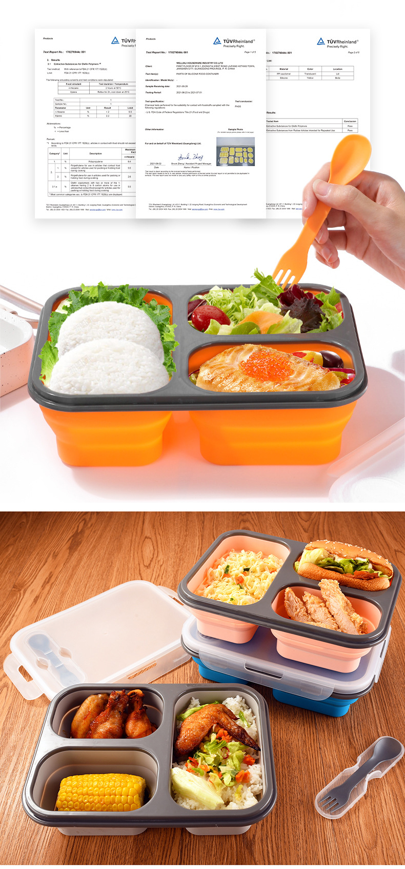 Silicone Bento Box