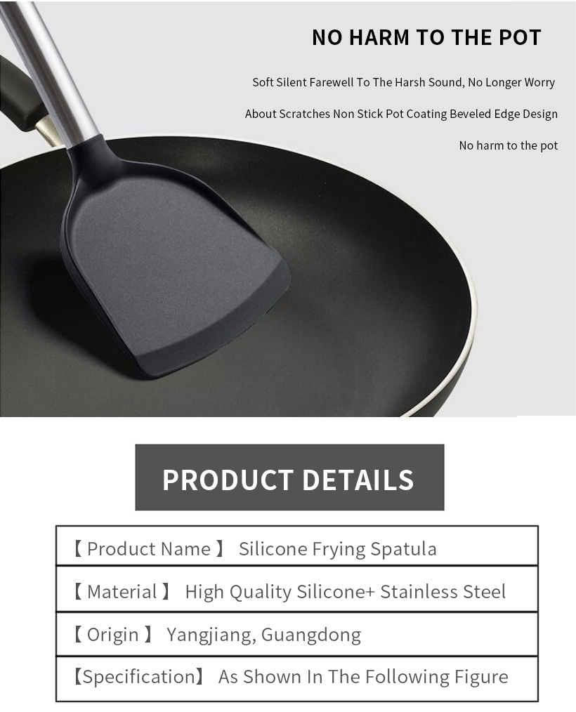 Hot Sale 4pcs Silicone Spatula Turner Set Home Gadgets Kitchen Utensils Nonstick Cookware Silicone Cooking Utensils Set