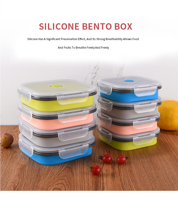 Collapsible Silicone Lunch Box