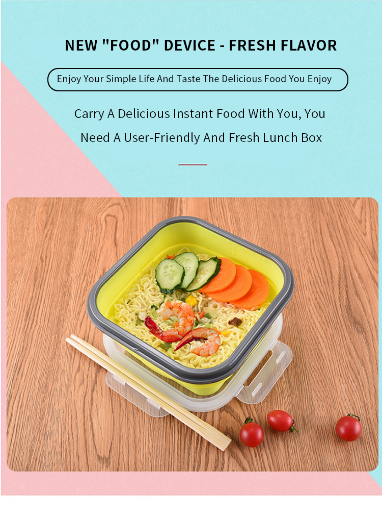 Collapsible Silicone Lunch Box