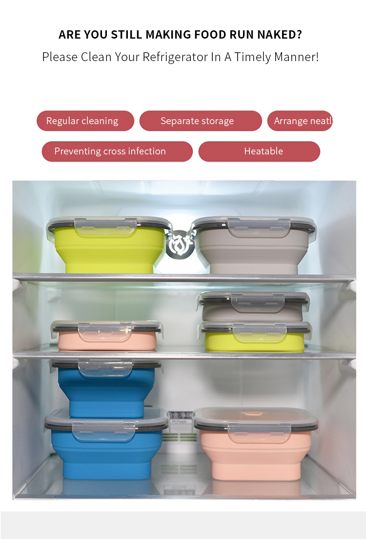 Collapsible Silicone Lunch Box