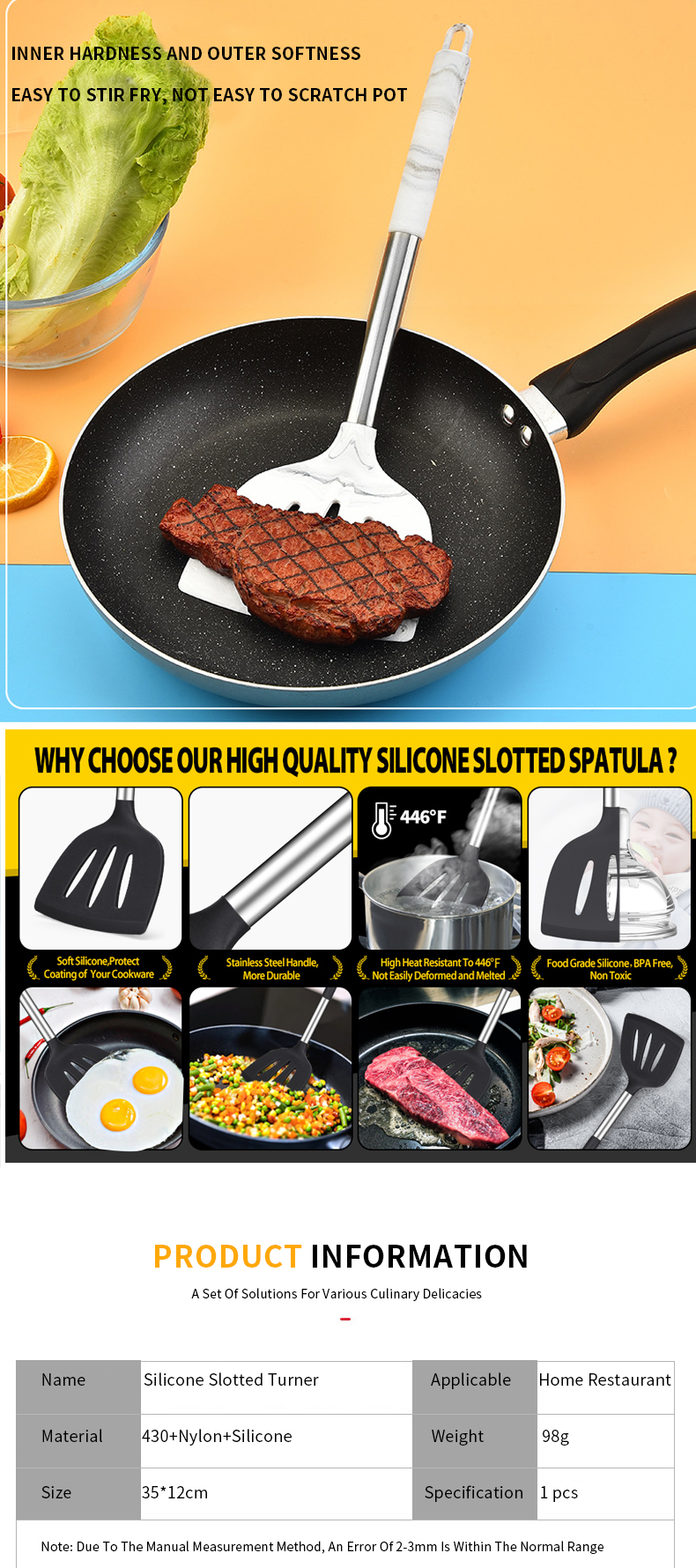 Silicone Slotted Spatula