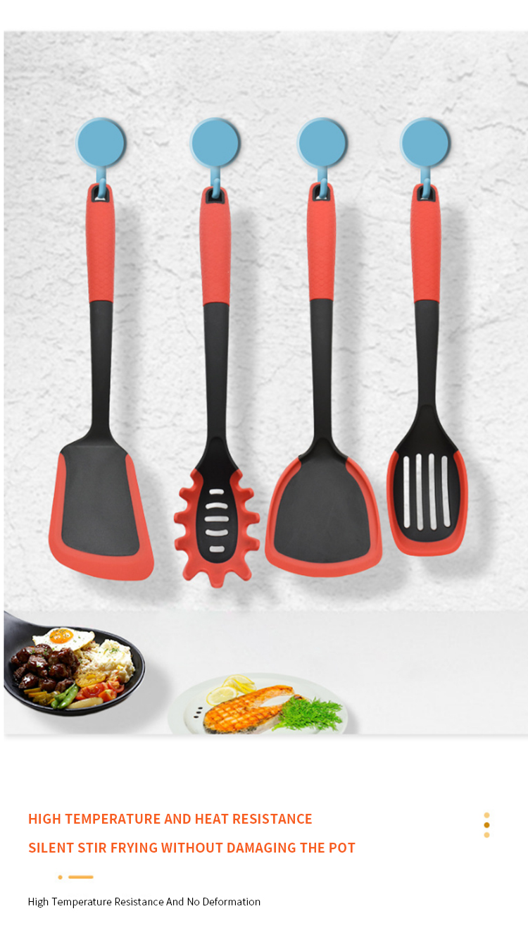 Upgrade 10Pieces In 1 nylon Kitchen Accessories Cooking Utensil Set With Kitchen Utensils