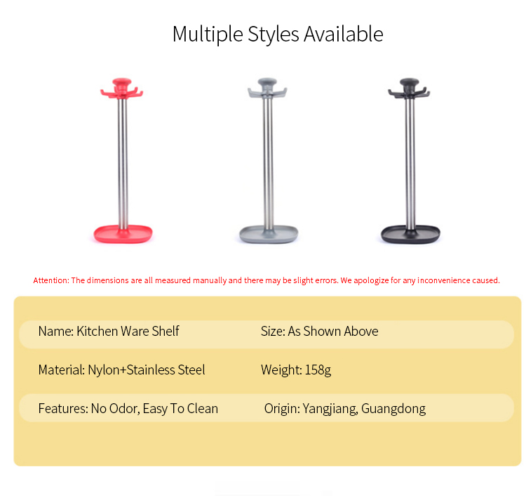 Fashion Design Kitchen Utensil Stand Rotating Hanger Base Holder Kitchen Accessories Rotatable Hanging Storage Holders Racks