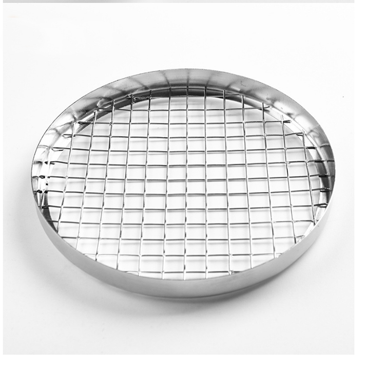 Wholesale Stainless Steel Bbq Rotisserie Basket Bbq Grilling Accessories Outdoor Camp Round Bbq Grill Basket