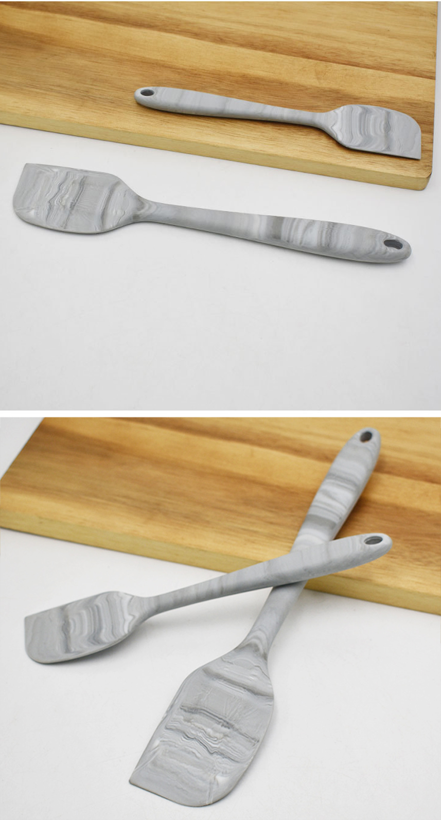 Heat Resistant Marbling Silicone cream spatula Scraper Baking Pastry Cake Tools Non stick butter Silicone Spatula