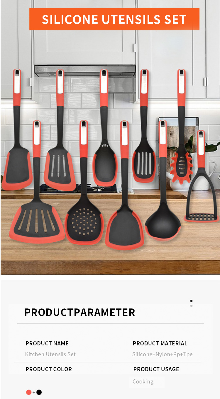 Nylon Cooking Tool Popular Kitchen Utensils Kitchenware Kids Non Stick Nylon Cooking Utensils Kitchen Set