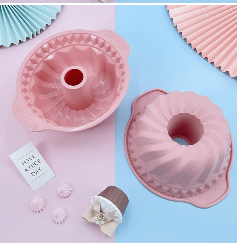 6 Piece Silicone Bakeware Set Premium Silicone Molds Round Cake Pan Loaf Toast Bread Pan Mini Muffin Pan Cake Mould Set