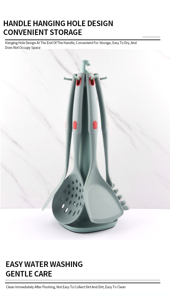 Complete Kitchen Utensil Set 6 Piece Non-Stick Cooking Silicone Kitchenware Kit kitchen utensils