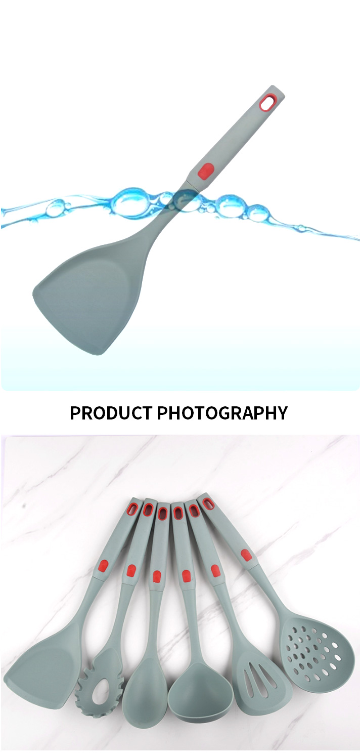 Complete Kitchen Utensil Set 6 Piece Non-Stick Cooking Silicone Kitchenware Kit kitchen utensils