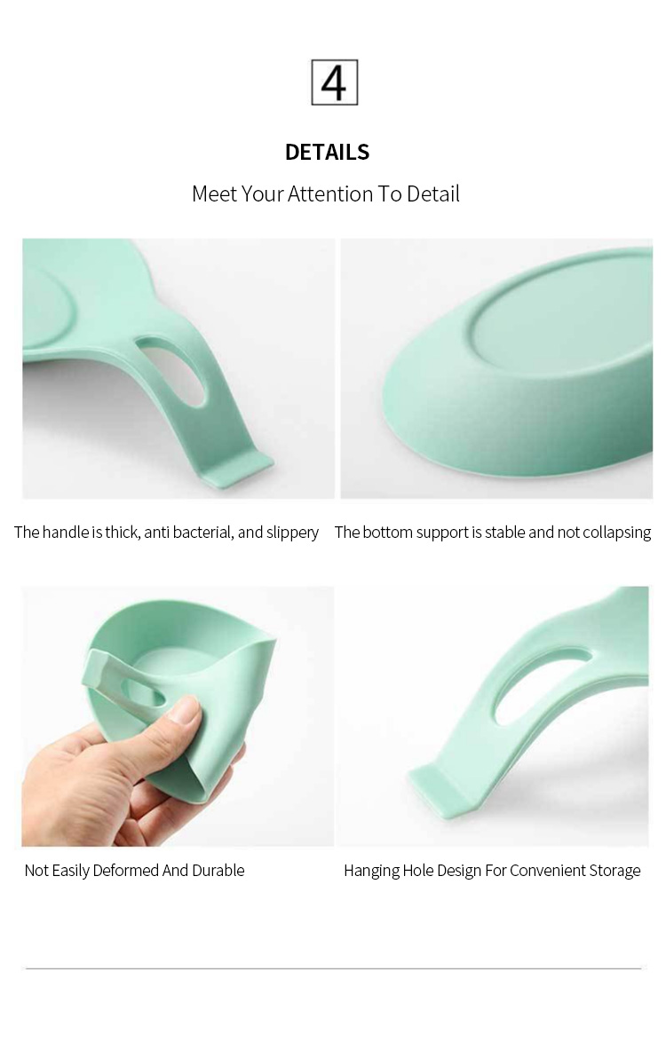 Silicone use spoon pad kitchenware pad heat insulation means easy cleaning spoon pad kitchen supplies