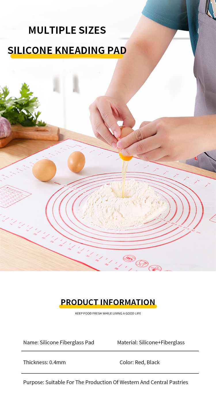 40x50/40X60 CM Large Silicone Pastry Mats Dough Silicon Cooking Baking Mat
