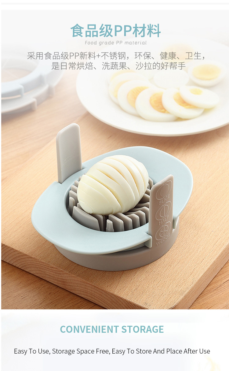 3 In 1 Manual Vegetable Chopper Cutter Slicer Kitchen Gadgets Stainless Steel Fruit Egg Cutter Slicer