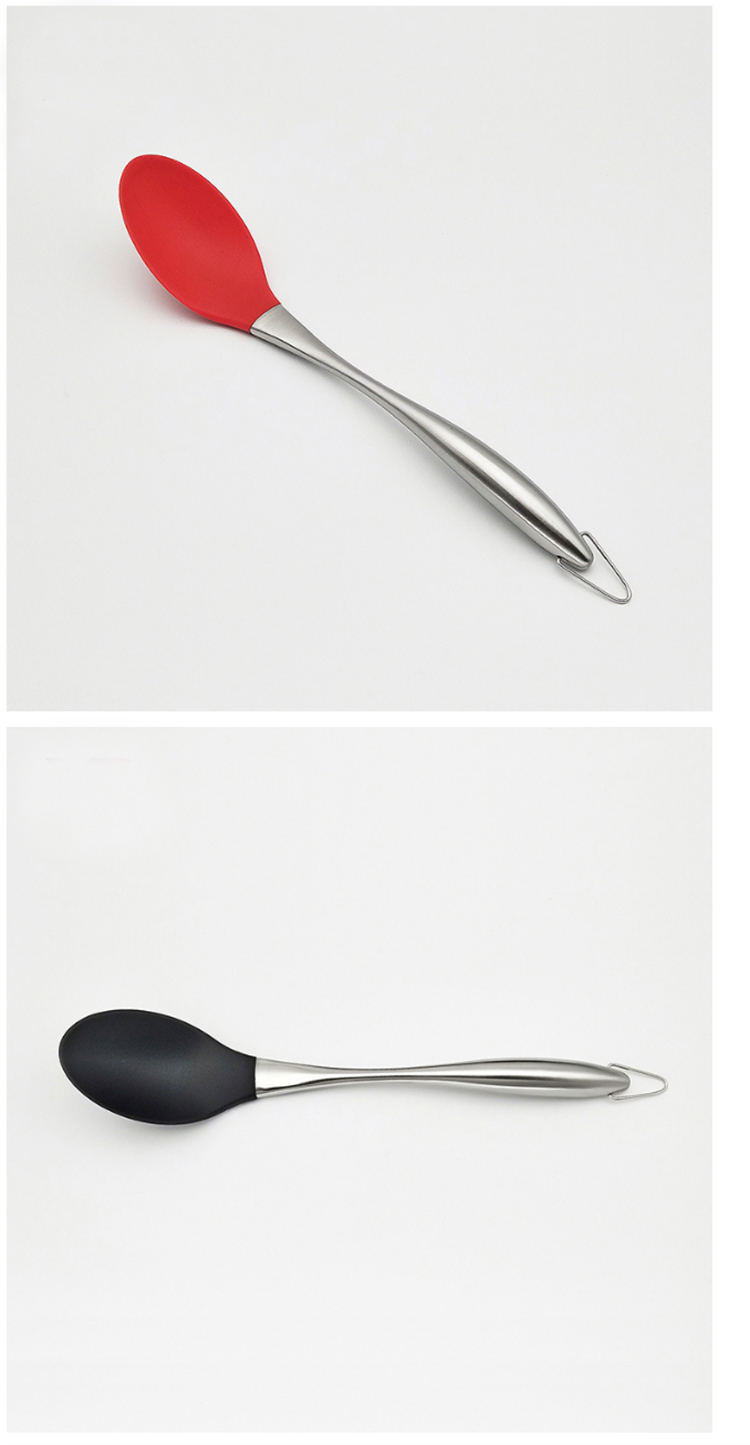 silicone solid rice serving spoon Cuillere de service Cuchara de servir Cucchiaio in servizio