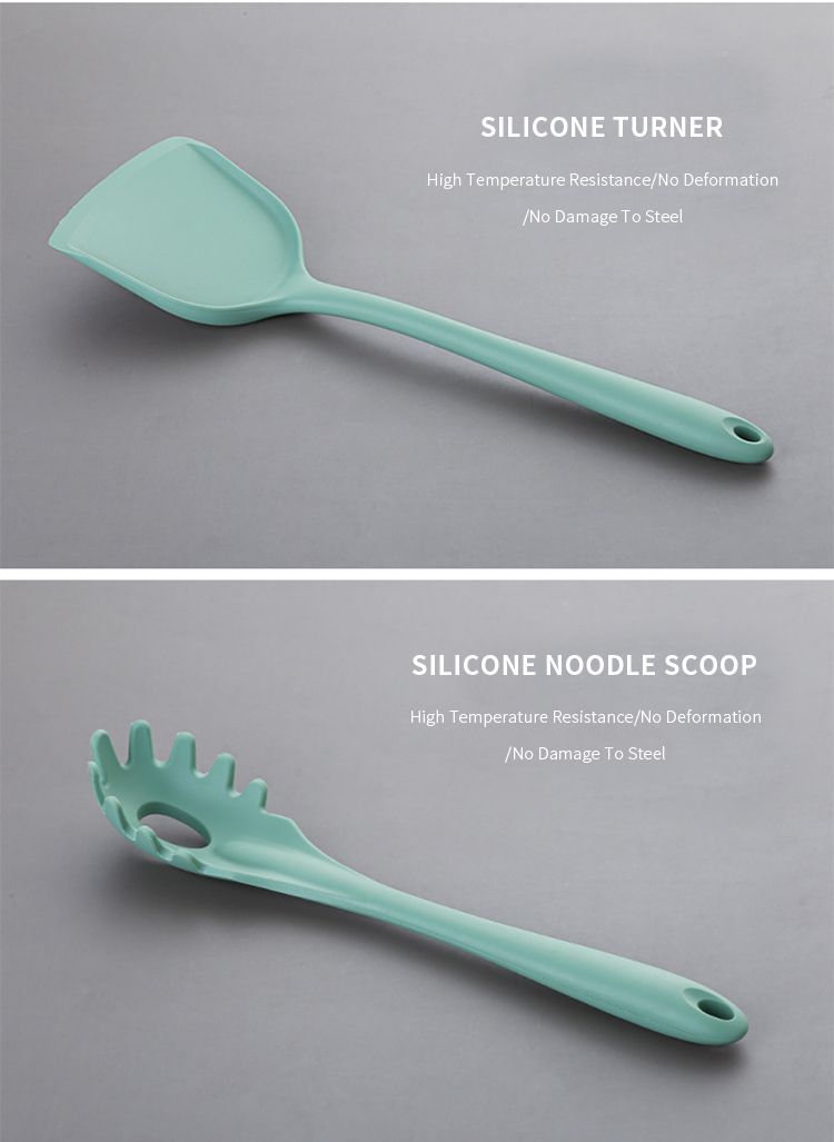 Kitchen Utensils Scraper Spoon Brush Shovel Multi-functional Cooking Silicone Spatula Baking Set Kitchen Accessories