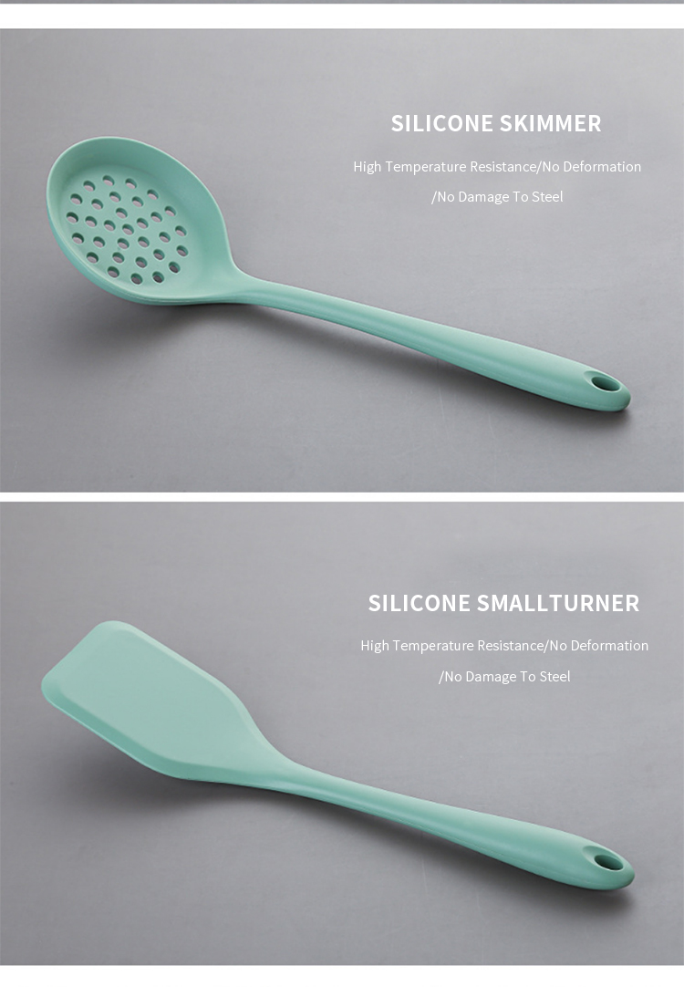 Kitchen Utensils Scraper Spoon Brush Shovel Multi-functional Cooking Silicone Spatula Baking Set Kitchen Accessories