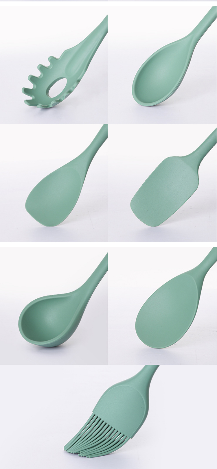 Kitchen Utensils Scraper Spoon Brush Shovel Multi-functional Cooking Silicone Spatula Baking Set Kitchen Accessories