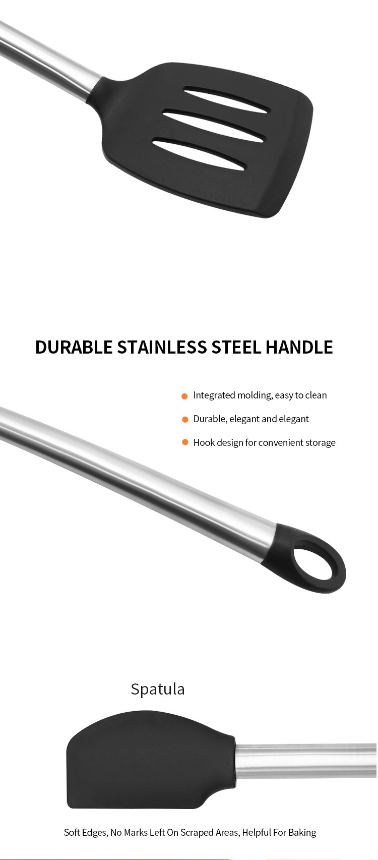 Custom Kitchenware Professional Cookware Set Kitchenware Stainless Steel Cooking Utensil Tool
