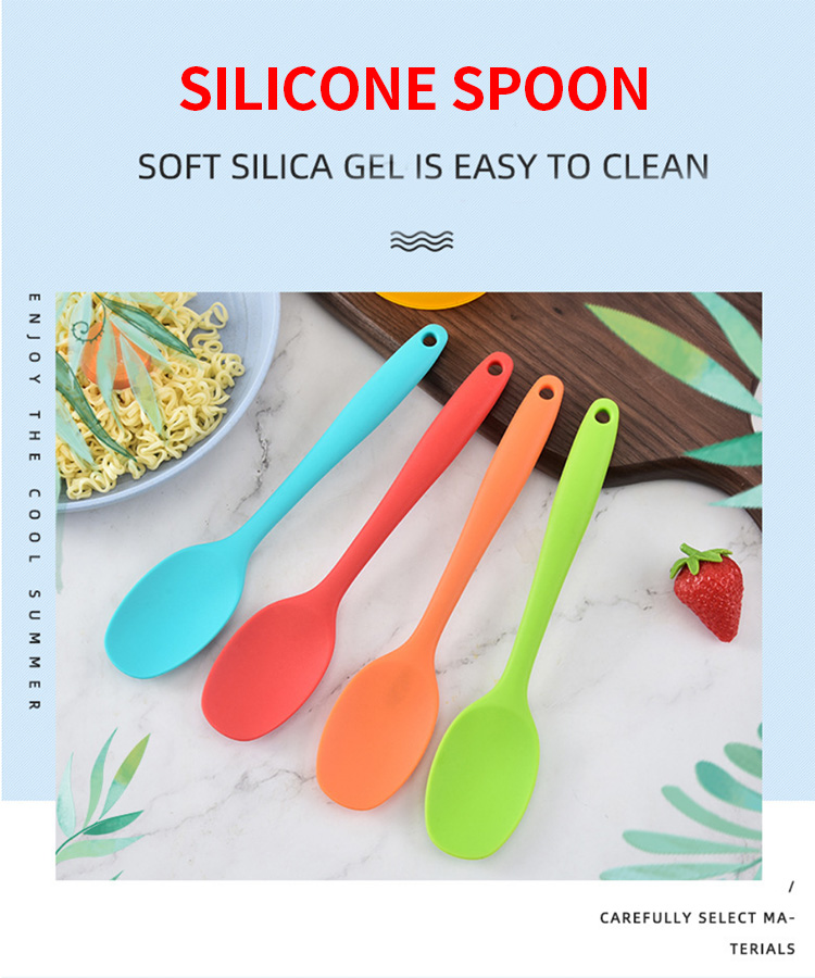 New Design Heat Resistant Silicone Cooking Spoon Silicone Spatula Utensils