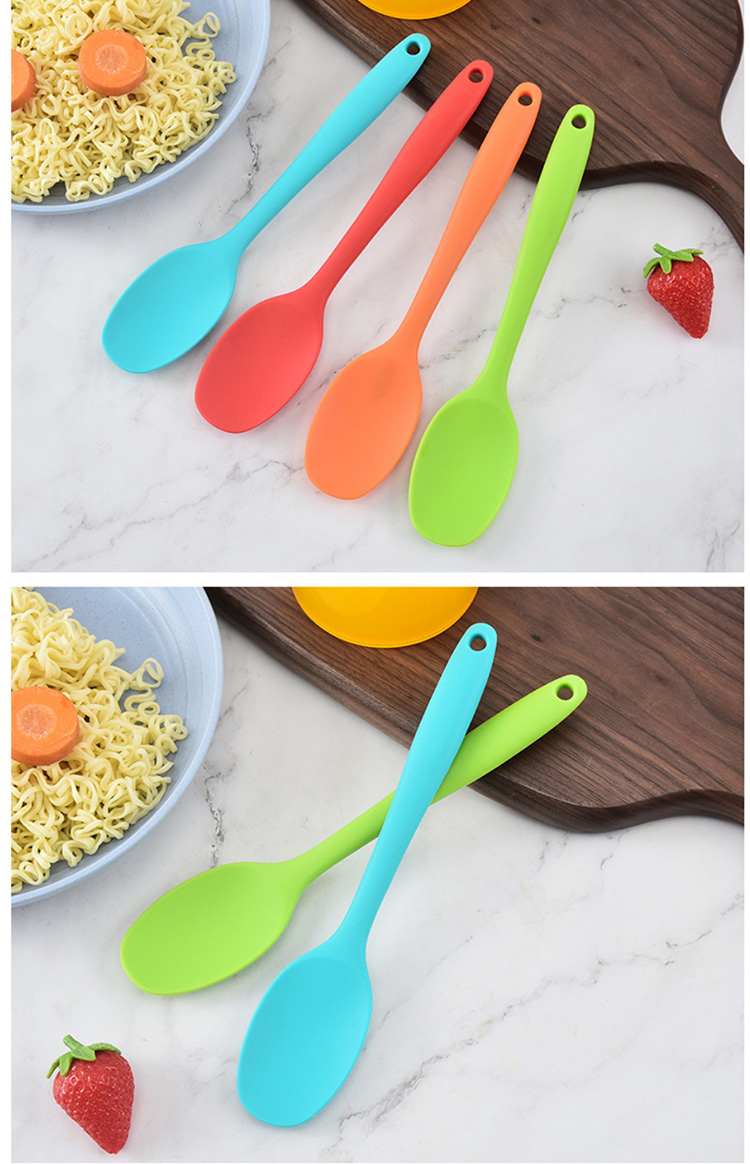 New Design Heat Resistant Silicone Cooking Spoon Silicone Spatula Utensils