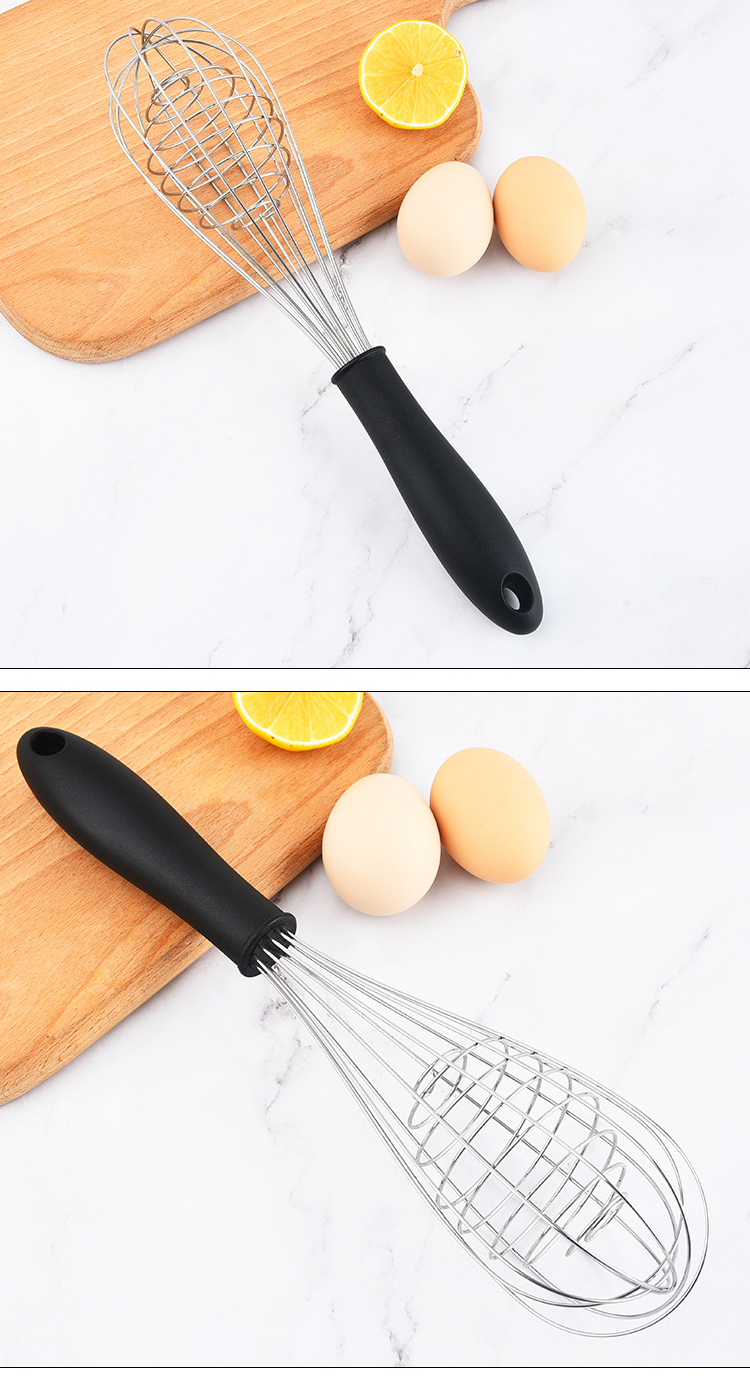 Factory TPR Handle Egg Beater Multi-Function Mixer Stainless Steel Egg Beater Manual