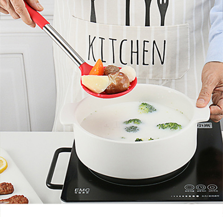 Stainless Steel Kitchenware Set Non-stick Kitchen Accessories Cooking Tools Silicone Utensil Set