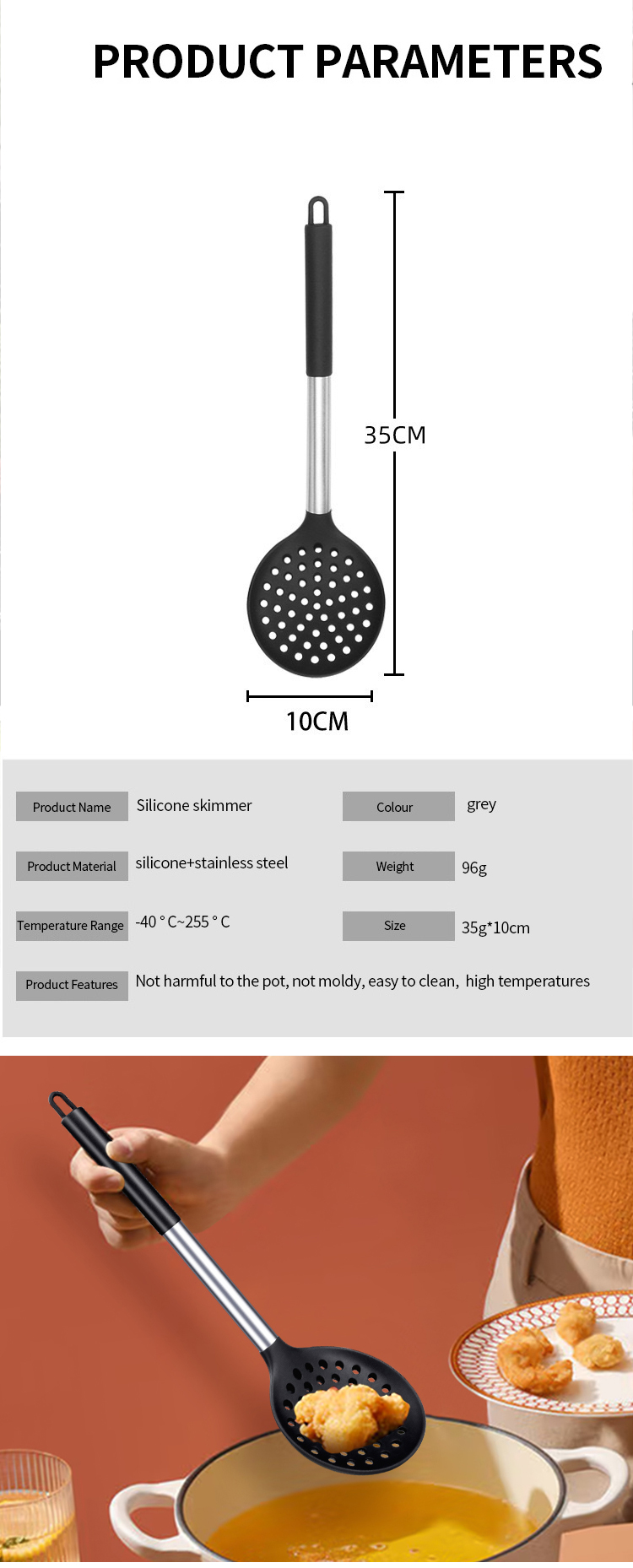 Stainless Steel Kitchenware Set Non-stick Kitchen Accessories Cooking Tools Silicone Utensil Set
